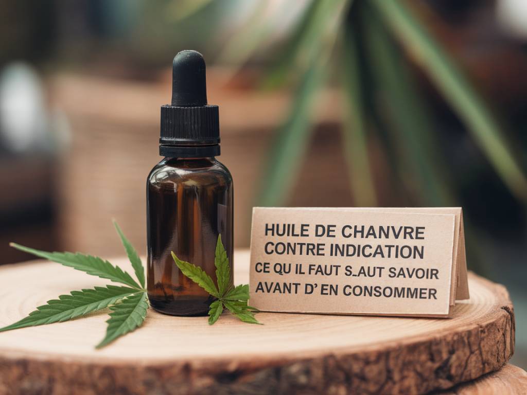 Huile de chanvre contre-indication : ce qu'il faut savoir avant d'en consommer